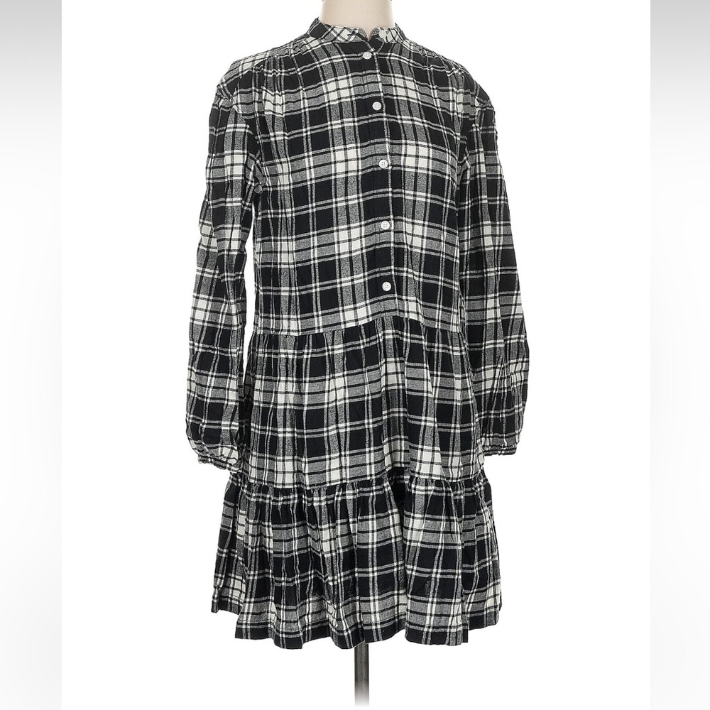 GAP Monochrome Checkered Shirtdress size S